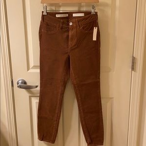 NWT Anthropologie Pilcro High Rise Skinny Cords